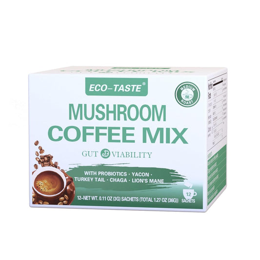 Mushroom Coffee for Gut-Health, 12sachets x 3g, 1.27oz