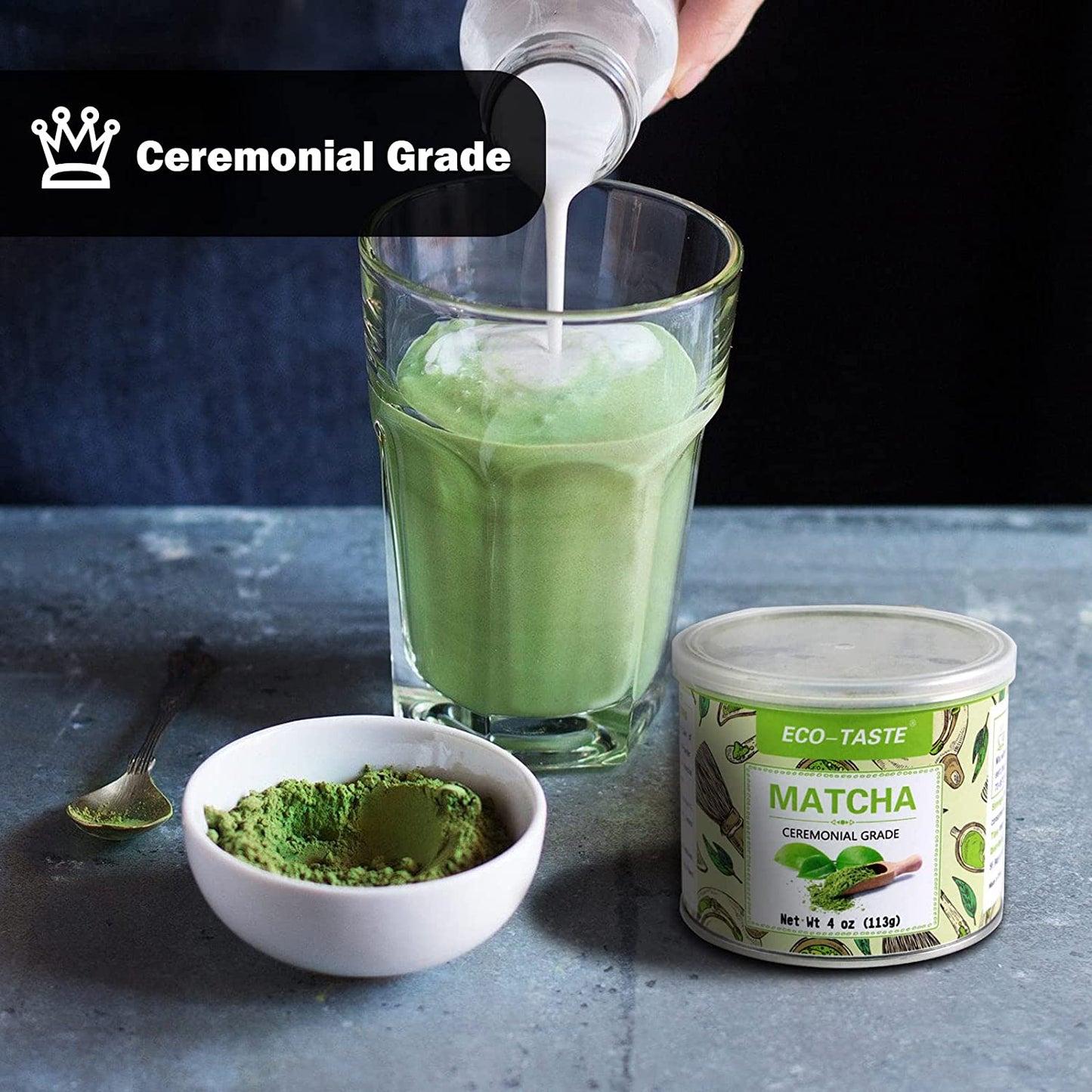 Matcha Green Tea Powder--a great source of natural energy to your body, 4oz