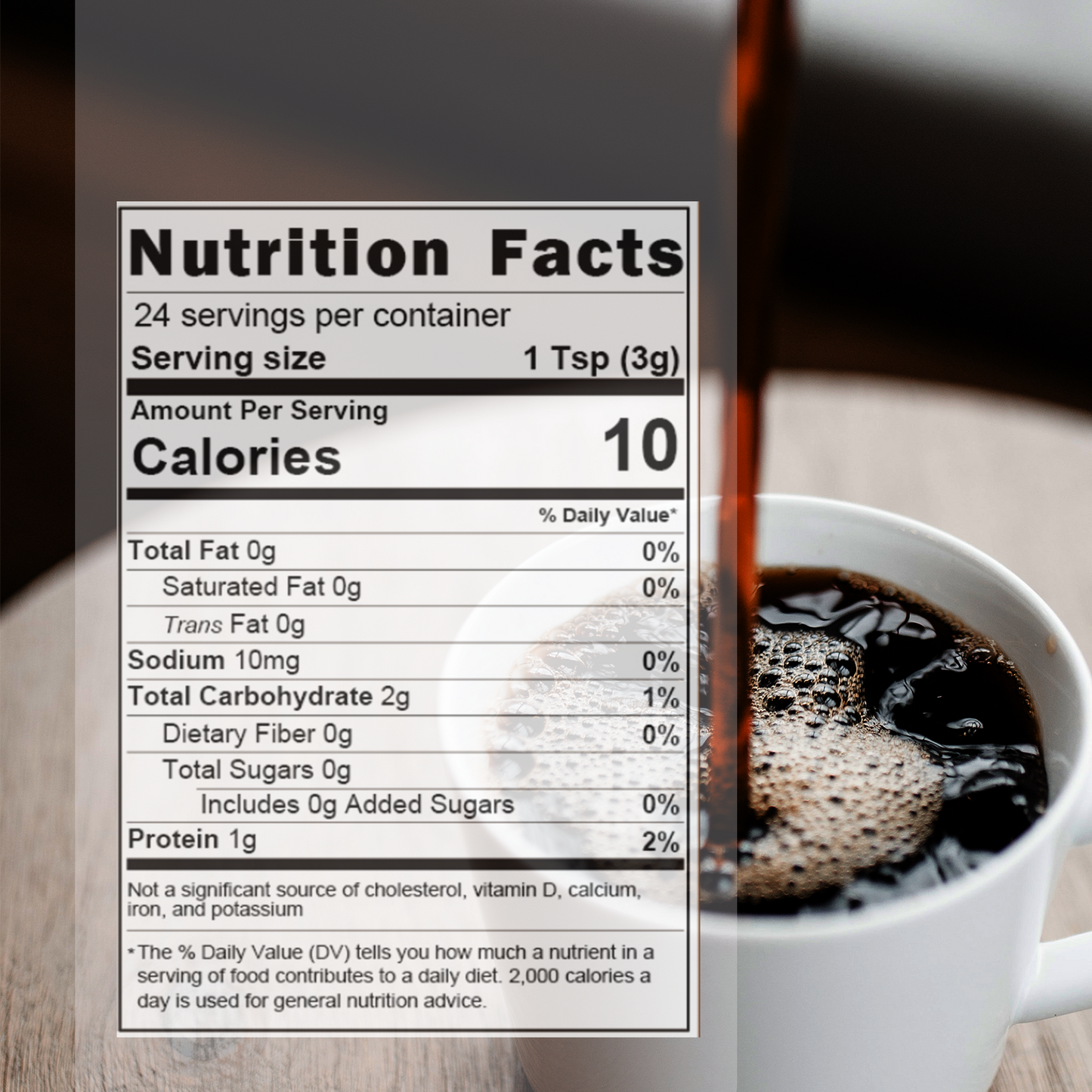 Black ALPHAM Coffee for Men’s Natural Energy with Maca Root and Reishi Extract, 24 Servings