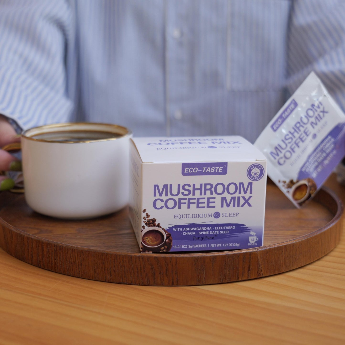 Mushroom Coffee for Balance, 12sachets x 3g , 1.27oz