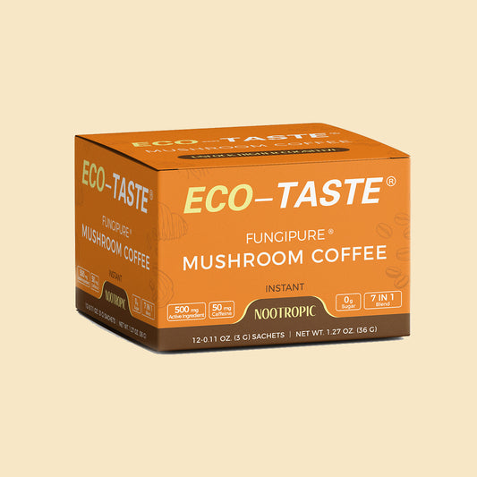 Mushroom Coffee for Focus and Memory, 12sachets x 3g, 1.27oz