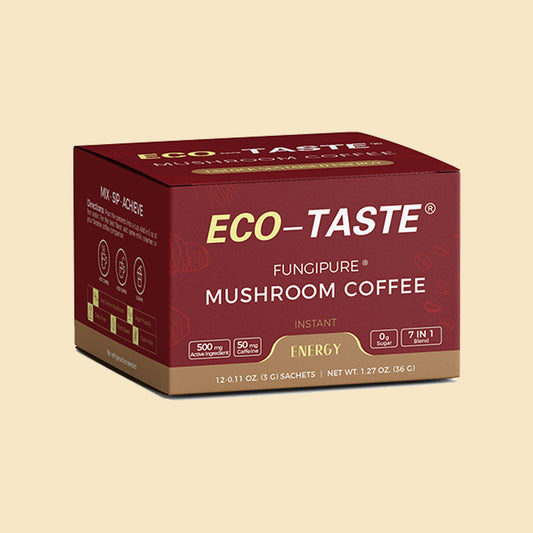 Mushroom Coffee for Eenergy and Immunity, 12sachets x 3g, 1.27oz