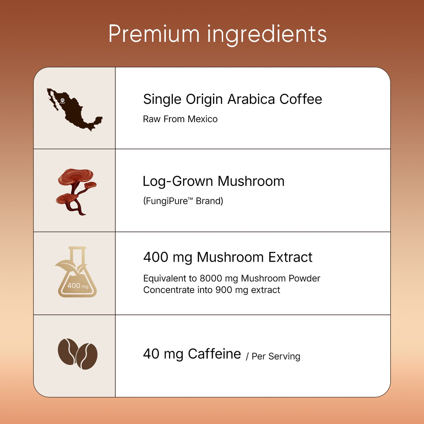 Mushrooms Coffee 14 in 1-60 Servings, 5.9oz