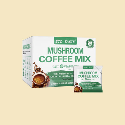 Mushroom Coffee for Gut-Health, 12sachets x 3g, 1.27oz