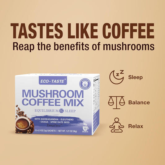 Mushroom Coffee for Balance, 12sachets x 3g , 1.27oz