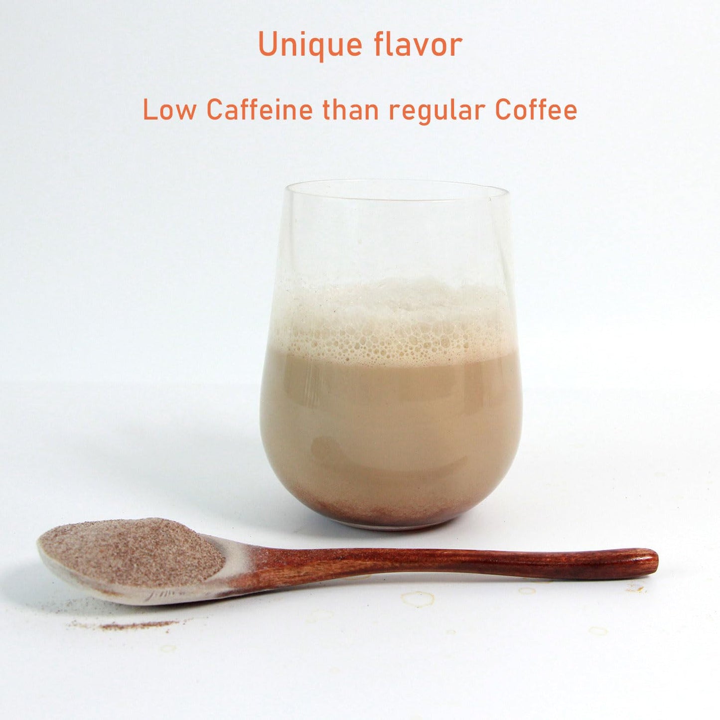 Mushroom Coffee Latte - 30 Servings, with Grass-Fed Collagen, Reishi, Chaga, Lion's Mane, and L-Theanine 180 Grams