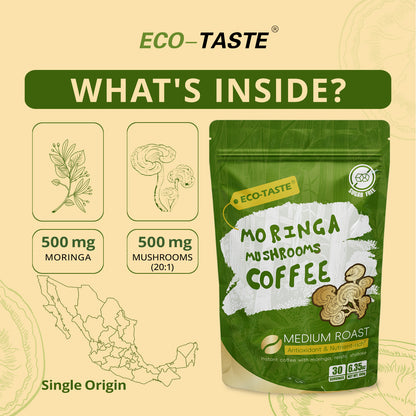 Moringa Mushroom Coffee Powder, 6.35oz