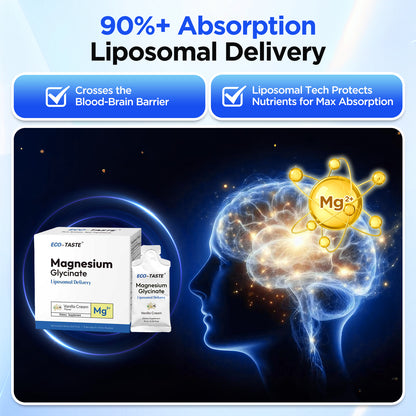 Magnesium Complex for Brain Health, Sleep and Cognitive, 10 mL x 15 Pouches