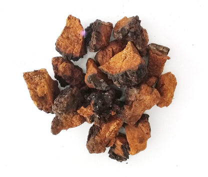 Chaga Mushroom Chunks, Antioxidants, Boost immune system, 8 oz